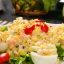 Кукуруза, яйцо, крабовые палочки, майонез